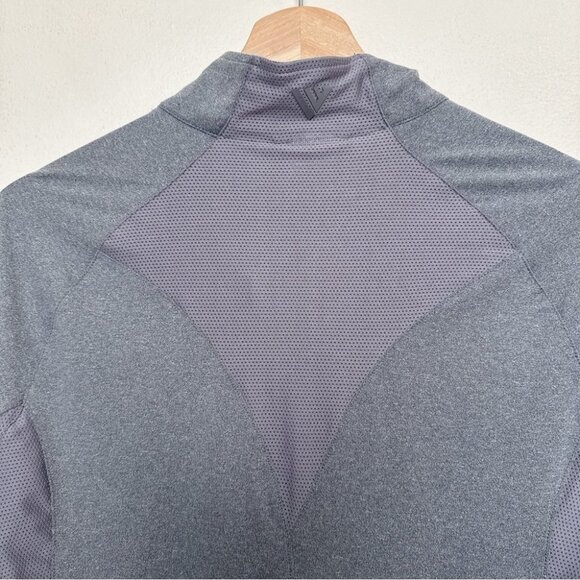 Levelwear Womens Small Engergy Zip Heather Charcoal Pullover - Picture 11 of 13